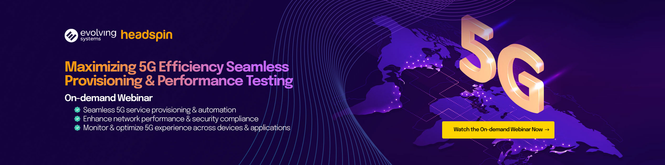 5g joint webinar with Evolving Systems and HeadSpin